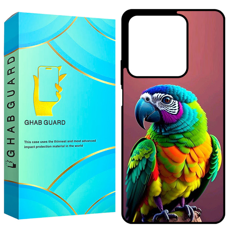 کاور قاب گارد طرح طوطی مدل GCHPN134 مناسب برای گوشی موبایل شیائومی Redmi Note 13 4G