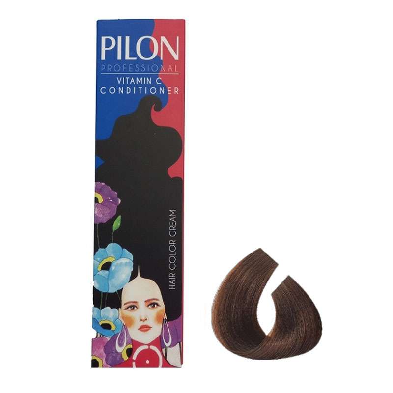 رنگ مو پیلون شماره 6.7 حجم 120 میلی لیتر رنگ قهوه ای شکلاتی تیره