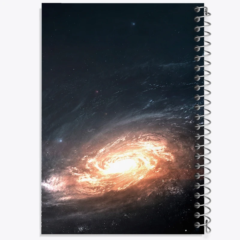 دفتر ژورنال نویسی 50 برگ خندالو مدل نقطه ای طرح کهکشان کد F1833