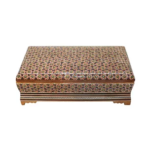 جعبه کارد و چنگال خاتم کاری مدل مدیال