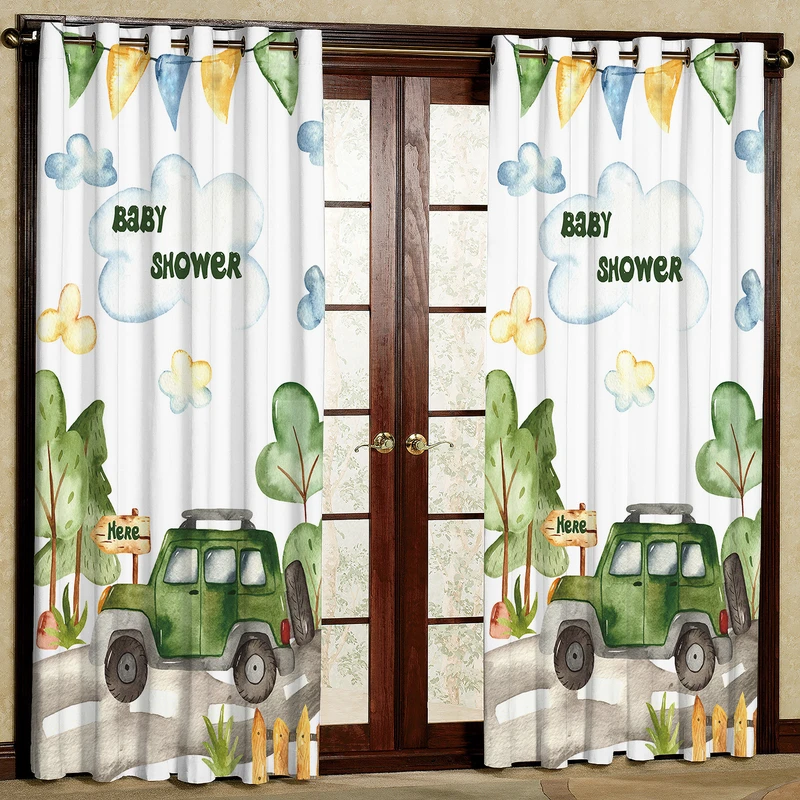 پرده مدل ماشین مخمل پانچی کد 4529 سایز 200x140 سانتی متر