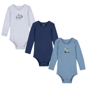 بادی آستین بلند نوزادی لیلی اند دان مدل SEP-MODSAZ00230 مجموعه 3 عددی