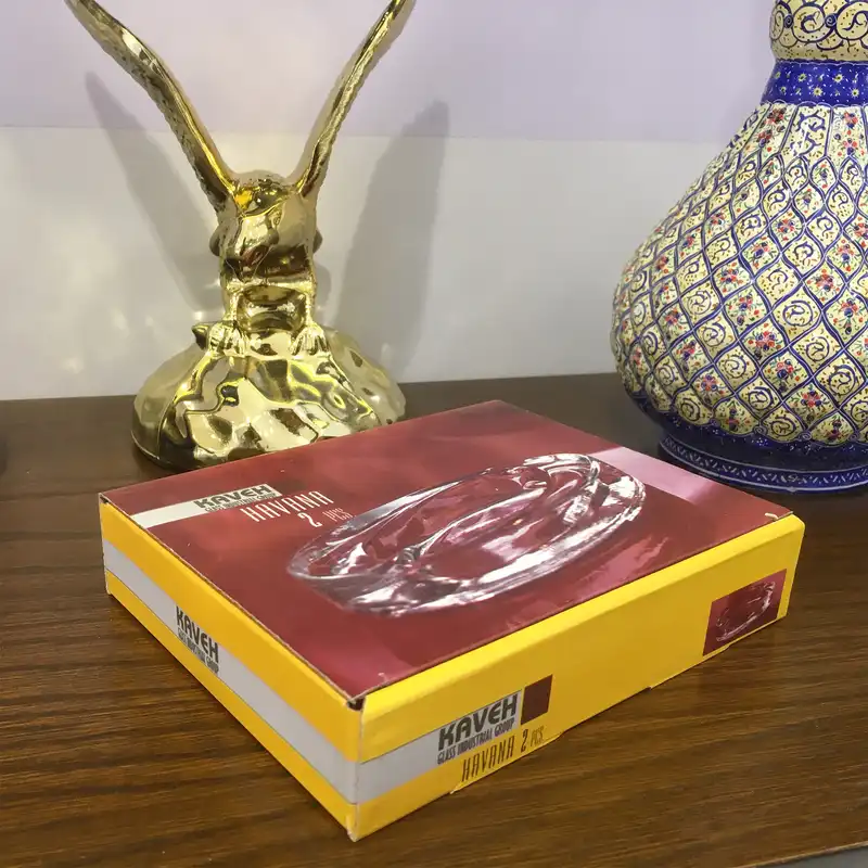 زیرسیگاری کاوه مدل هاوانا بسته دو عددی