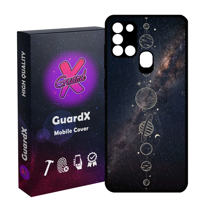 کاور گارد ایکس طرح Galaxy مدل Glass10724 مناسب برای گوشی موبایل سامسونگ Galaxy A21s