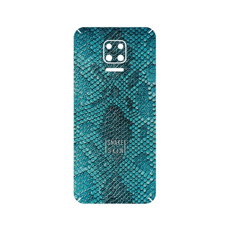 برچسب پوششی ماهوت مدل Blue Snake Skin مناسب برای گوشی موبایل شیائومی Redmi Note 9S