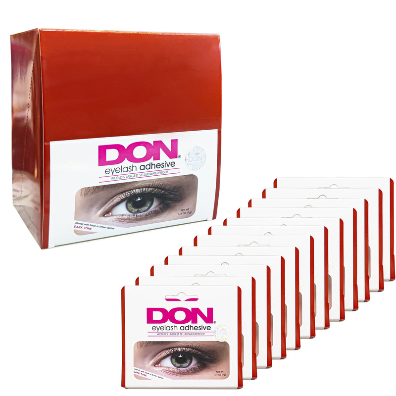 چسب مژه مصنوعی دان مدل EG-7HD وزن 7 گرم مجموعه 12 عددی