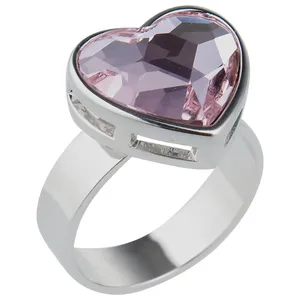 انگشتر زنانه  مدل قلب بزرگ کد 368968