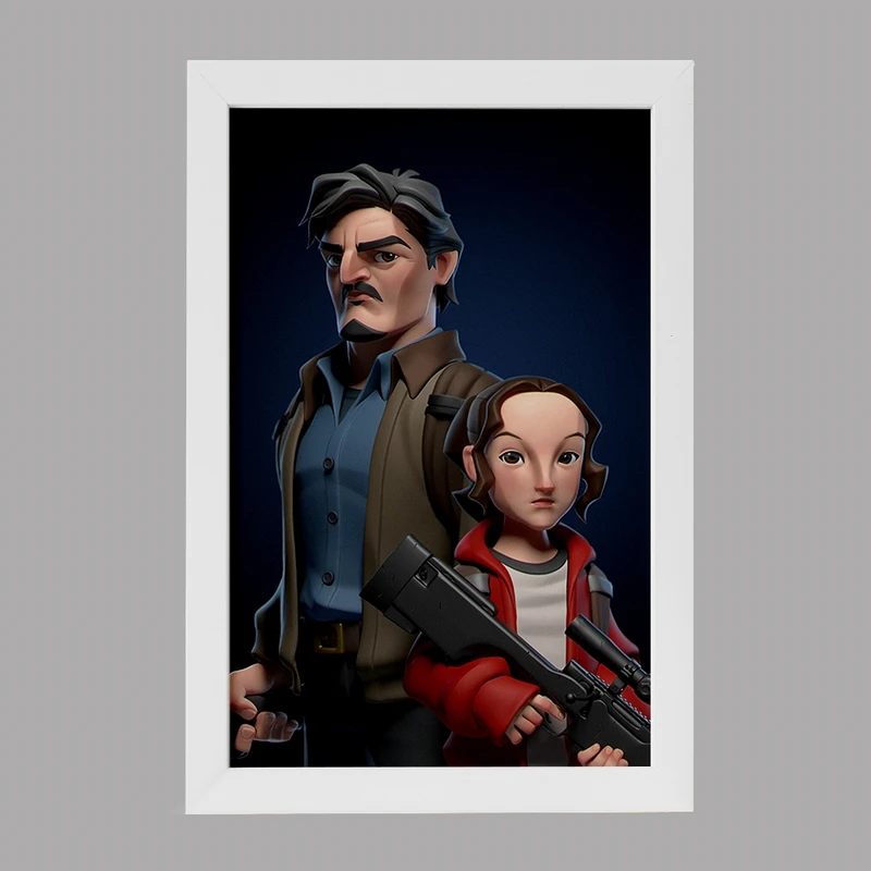 تابلو خندالو مدل لست آف آس (The Last Of Us) کد F879