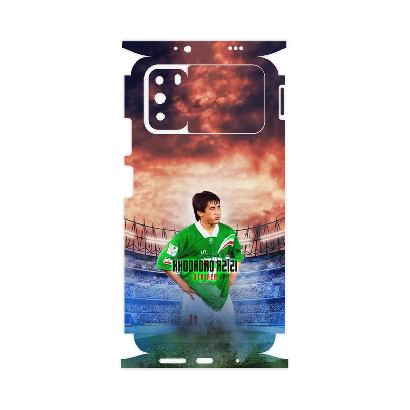 برچسب پوششی ماهوت مدل Khodadad Azizi-FullSkin مناسب برای گوشی موبایل شیائومی Poco M3