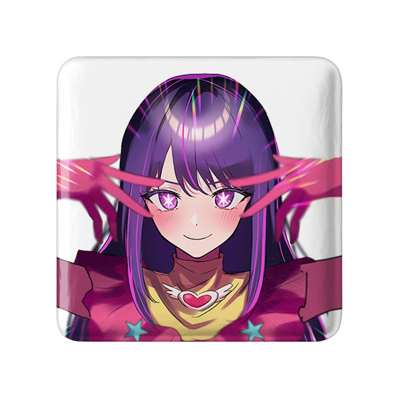 مگنت خندالو طرح آی انیمه اوشی نو کو مدل مربعی کد 31219