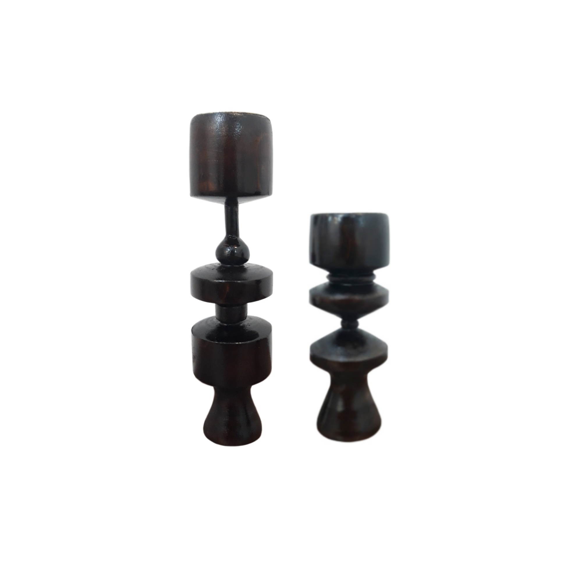 شمعدان چوبی مدل براق کد R99 بسته 2 عددی