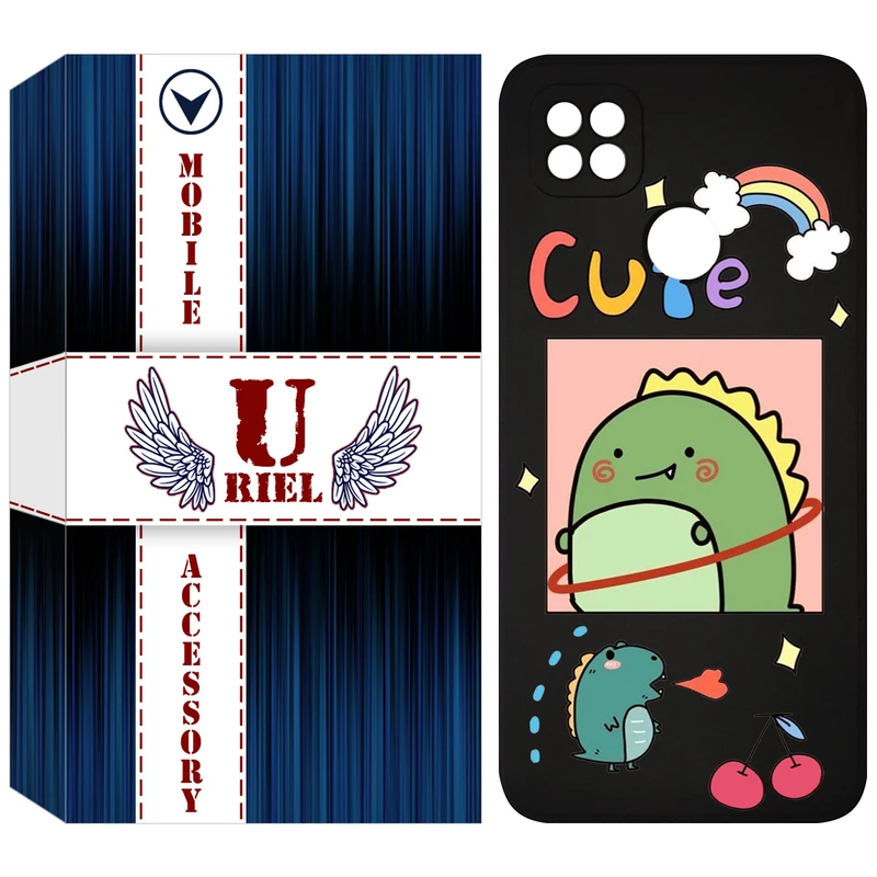 کاور یوریل مدل KSH کد 20 طرح دایناسور مناسب برای گوشی موبایل شیائومی Redmi 9C