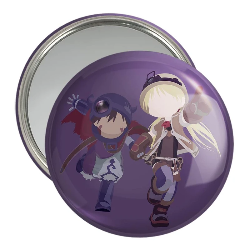 آینه جیبی خندالو مدل ریگ و ریکو انیمه ساخته شده پرتگاه Made in Abyss  کد 22079