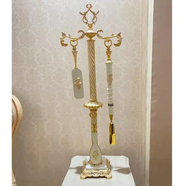 ست برس و پاشنه کش مدل ROMINA به همراه استند مجموعه 3 عددی