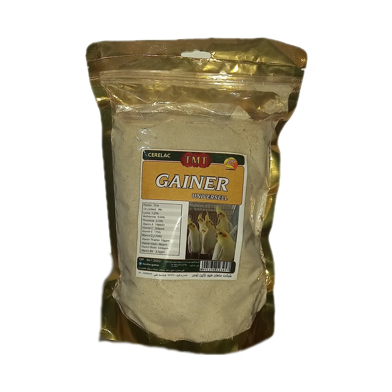 غذای کمکی طوطیسانان و سایر پرندگان زینتی گینر مدل Golden number ONE وزن 1000 گرم