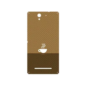 MAHOOT Minimal Cup of Coffee Icon Cover Sticker for Sony Xperia C3 Dual