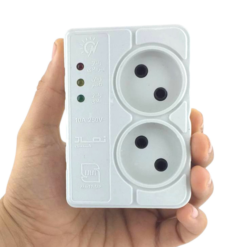 محافظ ولتاژ نماد کنترل مدل دیواری Andia کد 16A-3500VA