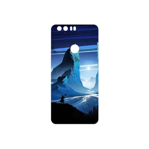 MAHOOT Blue Mountains Digital Art Cover Sticker for Honor 8