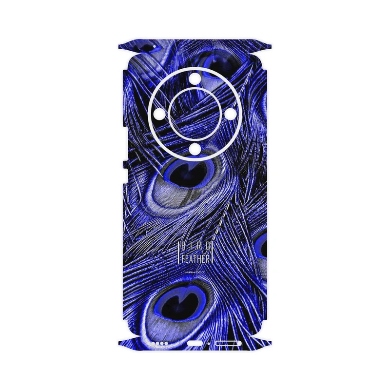 برچسب پوششی ماهوت مدل Purple Feather-FullSkin مناسب برای گوشی موبایل آنر X9b