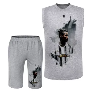 ست تاپ و شلوارک مردانه مدل رونالدو A408