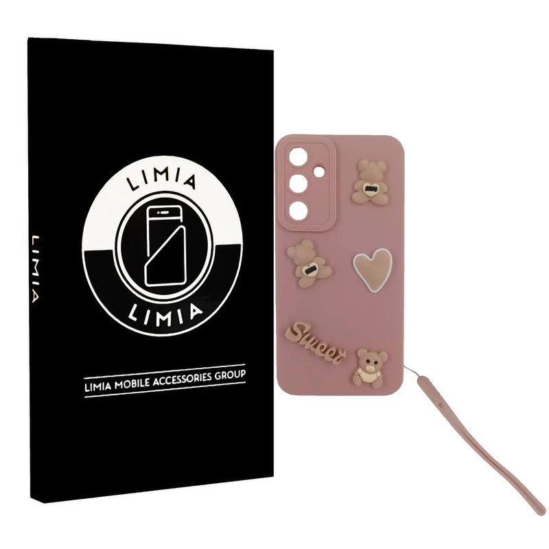 کاور لیمیا مدل عروسکی طرح Sweet مناسب برای گوشی موبایل سامسونگ Galaxy A05s به همراه بند آویز