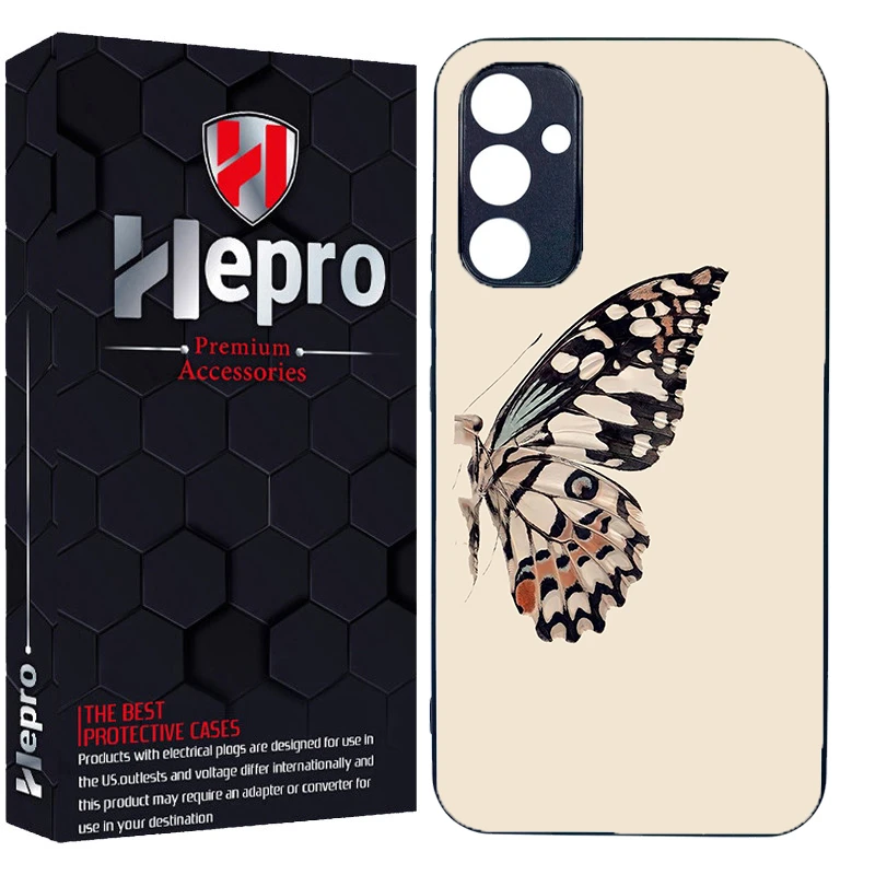 کاور هپرو طرح پروانه کد Dimo-304 مناسب برای گوشی موبایل سامسونگ Galaxy A24
