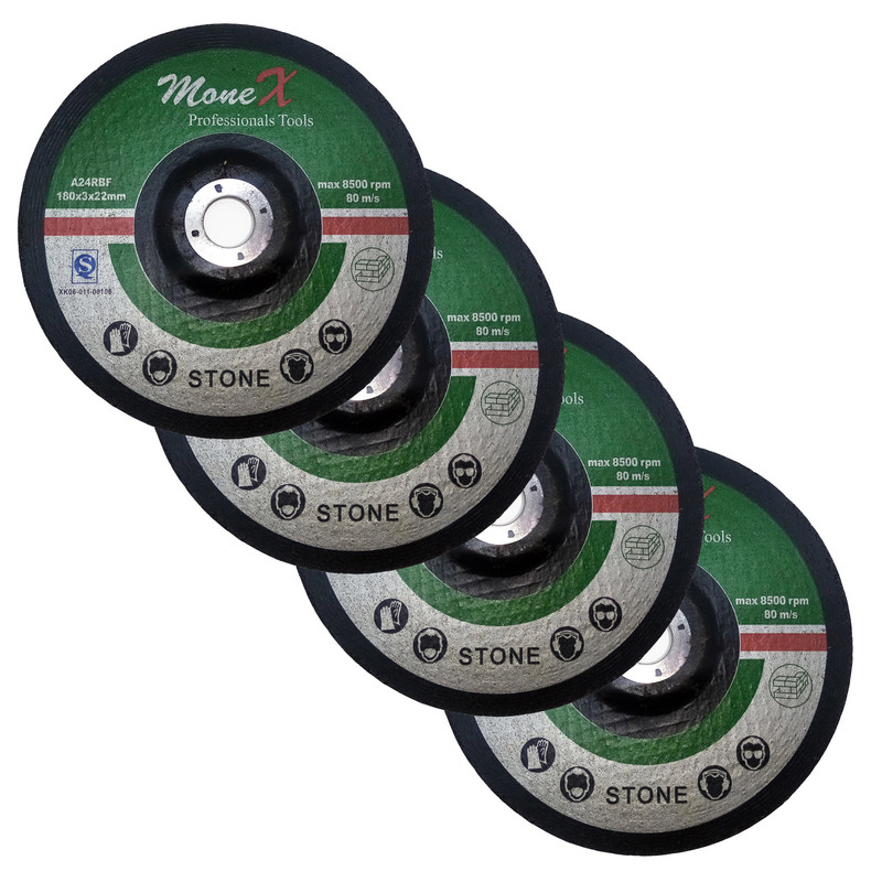 صفحه برش سنگ و موزاییک مانکس مدل 180 بسته 4 عددی