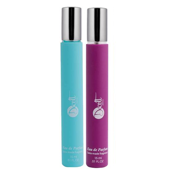 عطر جیبی زنانه دکلت مدل 287 حجم 15 میلی لیتر مجموعه 2 عددی