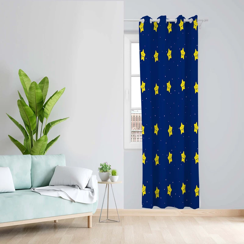 پرده طرح شب مدل مخمل پانچی کد 5420 z سایز 140x200 سانتی متر