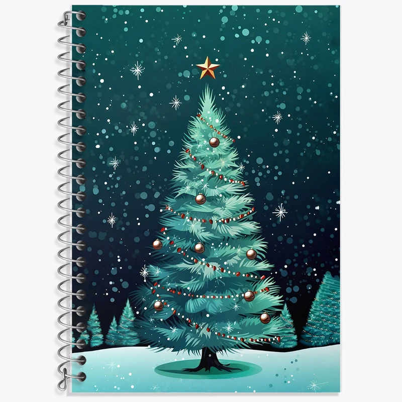 دفتر نت موسیقی 50 برگ خندالو طرح درخت کریسمس کد F8365