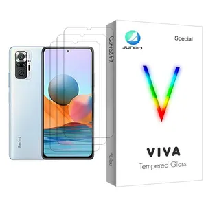 Junbo Viva Glass MIX003 Screen Protector For Xiaomi Redmi Note 10 Pro Pack Of 3