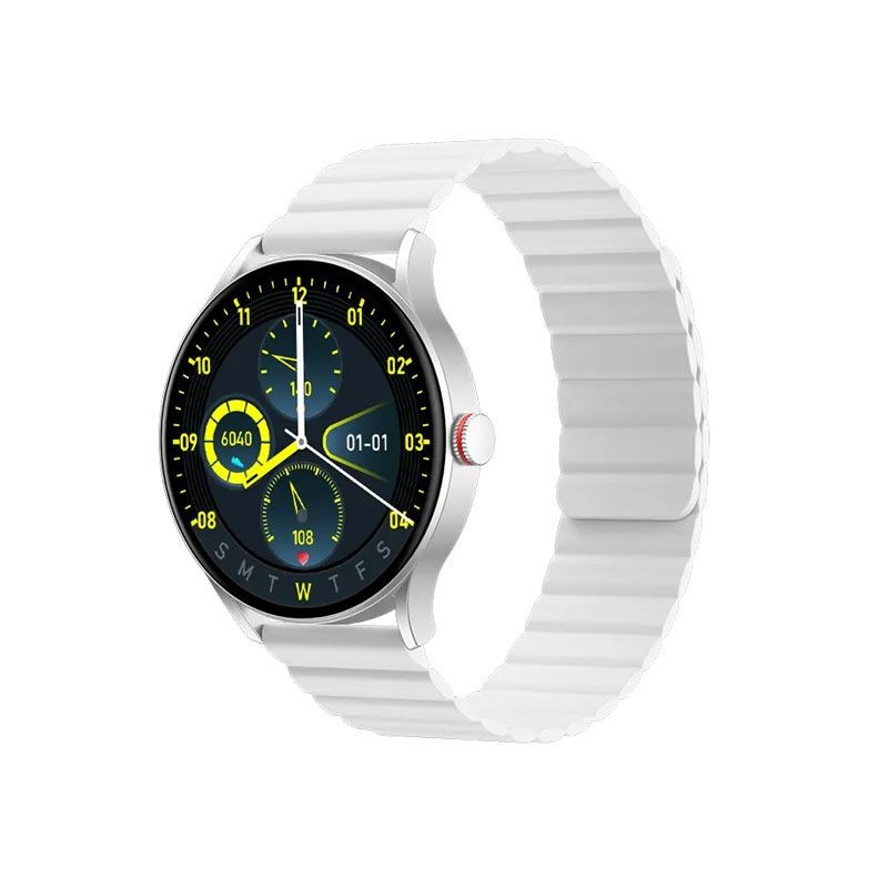 ساعت هوشمند ایمیکی مدل MOH SPORT T1 SMART HOME دارای قابلیت های قابلیت مکالمه از طریق بلوتوث، پشتیبانی از زبان فارسی در منو و سیستم‌عامل بند سیلیکون