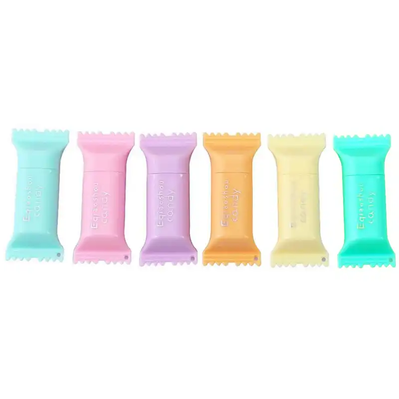 ماژیک علامت گذار مدل شکلاتی بسته 6 عددی