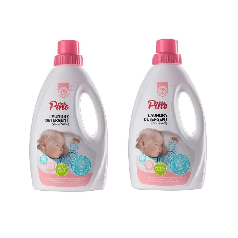مایع ماشین لباسشویی پینو بیبی مدل Lundry-detergent وزن 1000 گرم مجموعه 2 عددی