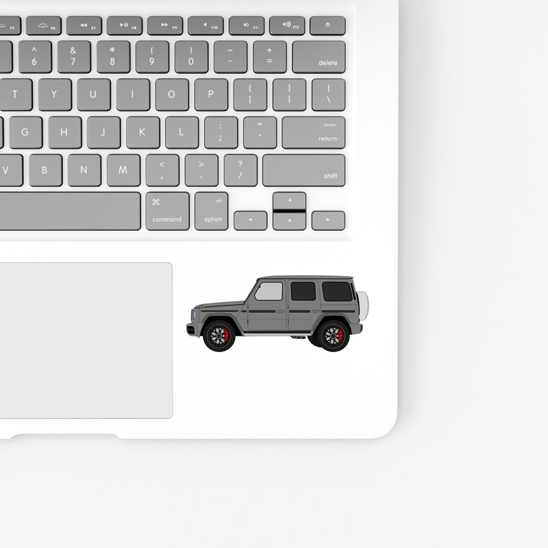 استیکر لپ تاپ و موبایل بووم طرح ماشین مدل Benz G class کد UV042