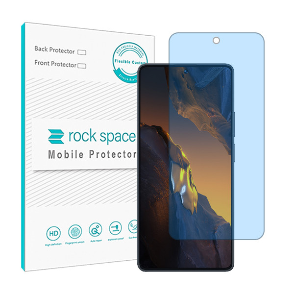 محافظ صفحه نمایش ضد اشعه آبی راک اسپیس مدل HyBLU مناسب برای گوشی موبایل شیائومی Poco F5