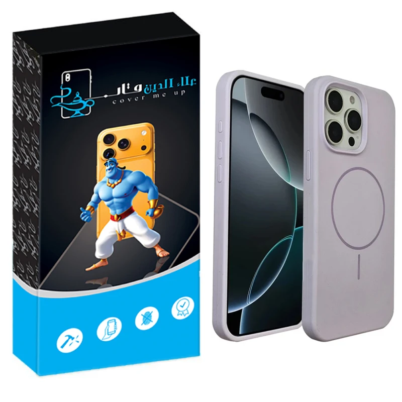 کاور علاالدین قاب مدل سیلیکونی پاک کنی مگ سیف دار مناسب برای گوشی موبایل اپل iPhone 11 Pro Max
