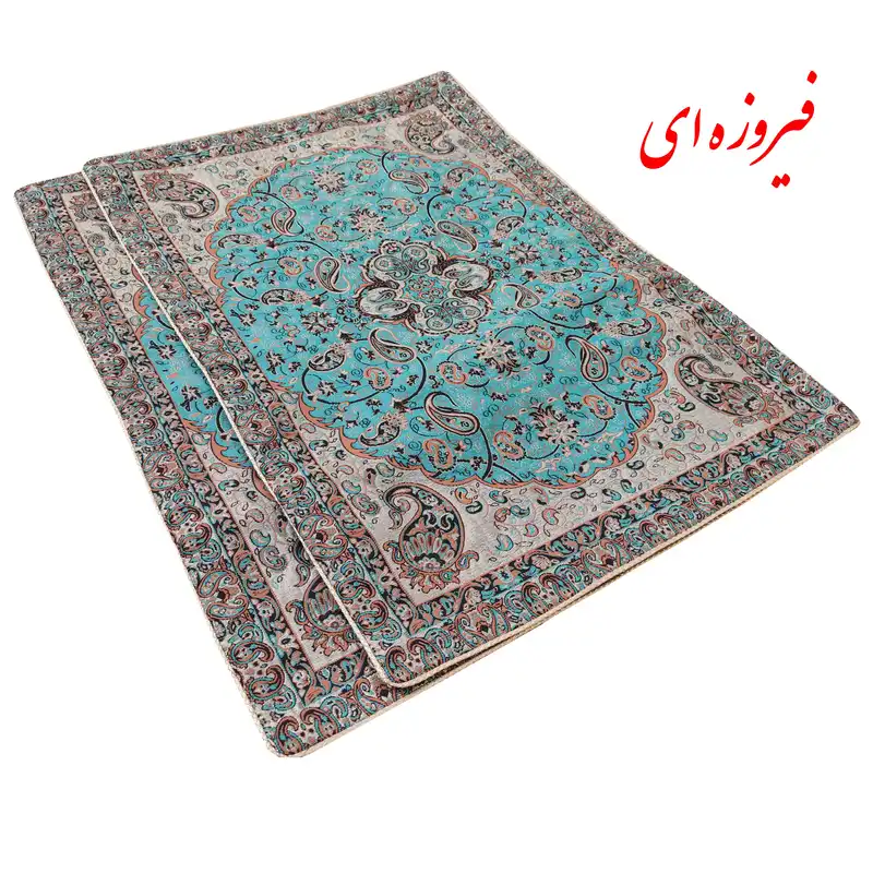 رو بالشی ترمه مدل ترمه شاه عباسی بسته دو عددی