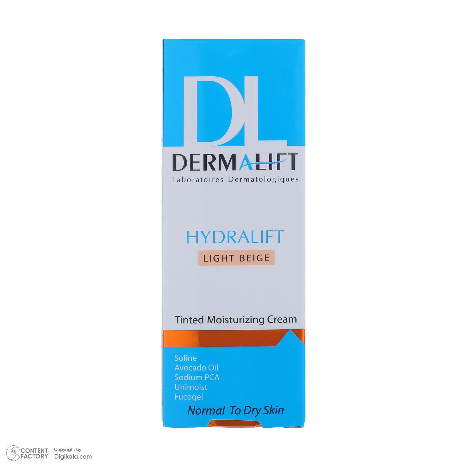 کرم مرطوب کننده رنگی صورت درمالیفت مدل HYDRALIFT مناسب پوست‌های خشک و معمولی حجم 40 میلی لیتر -  - 5
