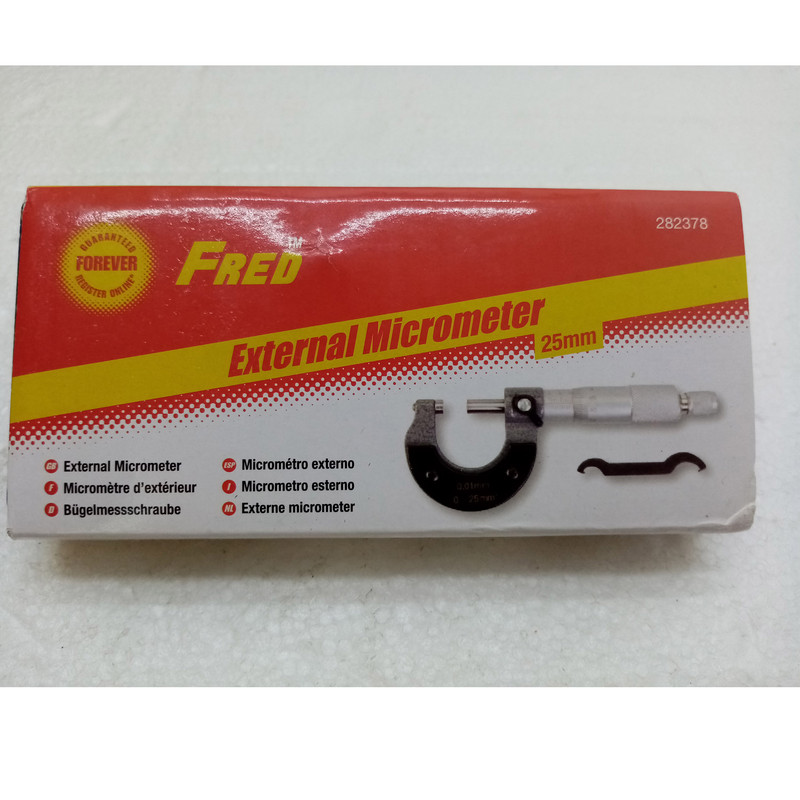 میکرومتر خارج سنج فرد مدل 78 گستره 25-0 میلی متر