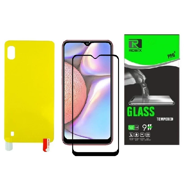 محافظ صفحه نمايش وپشت گوشی روبیکس مدل FL-A10مناسب براي گوشي موبايل سامسونگ Galaxy A10