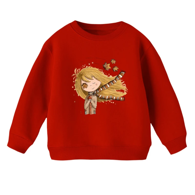 سویشرت بچگانه مدل دخترک پاییزی کد 4 5