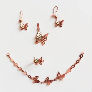 نیم ست زنانه مدل مسی پروانه کد 02