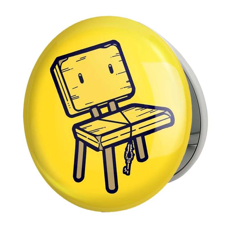 آینه جیبی خندالو طرح سوتا انیمه سوزومه مدل تاشو کد 28864