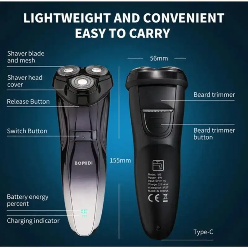 ماشین اصلاح موی صورت بمیدی مدل Electric Shaver M5