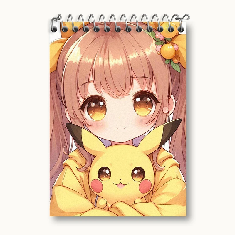 دفتر یادداشت 50 برگ خندالو طرح انیمه پوکمون کد N1996