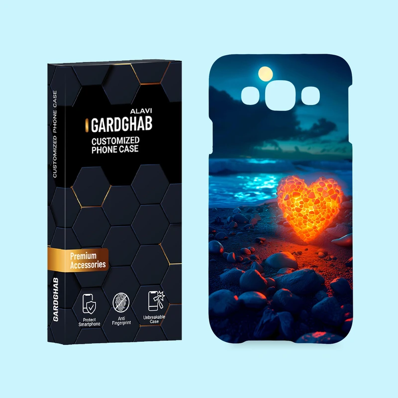 کاور گارد قاب علوی مدل عاشقانه مناسب برای گوشی موبایل سامسونگ Galaxy E5 2015