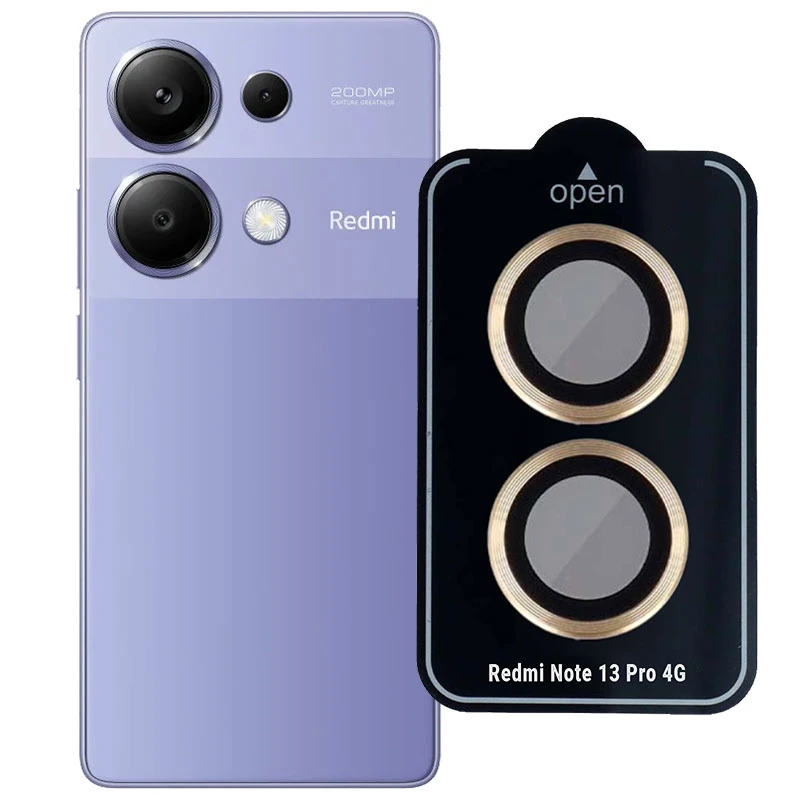 محافظ لنز دوربین مسیر مدل Stencil Lens Protector مناسب برای گوشی موبایل شیائومی Redmi Note 13 Pro 4G
