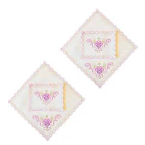 جانماز مدل بنفشه بسته 2 عددی