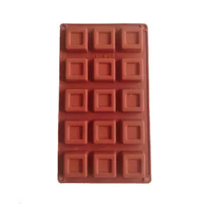 قالب شکلات مدل سیلیکونی طرح ساوارین مربع